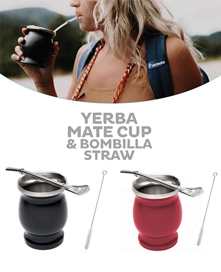 8oz Mate Cup, 8oz &12oz Wine Tumbler Cup